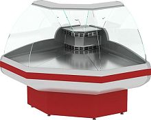 Холодильная витрина CRYSPI Gamma-2 OC 90 (угол внеш.)