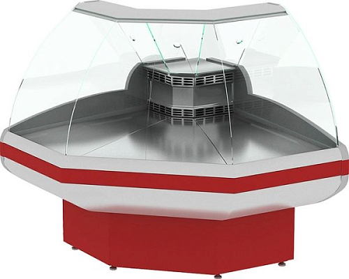 Холодильная витрина CRYSPI Gamma-2 OC 90 (угол внеш.)