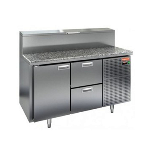 Стол для пиццы HICOLD PZ2-12/GN (1/6) камень