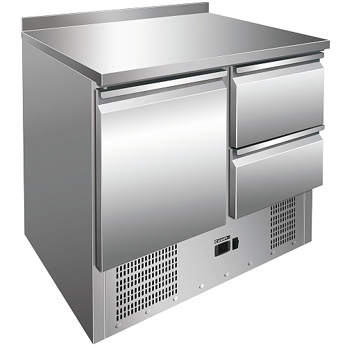 Стол холодильный COOLEQ S901-2D бортик 2 ящика