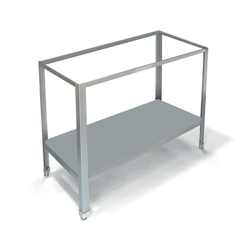 Каркас стола уголок нержавеющий сплошная полка Kayman КС-42/1407