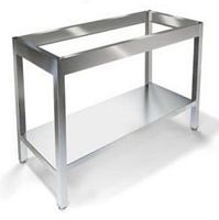 Каркас стола труба нержавейка сплошная полка Kayman КС-22/1207