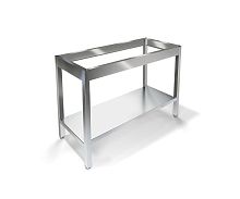 Каркас стола труба нержавейка сплошная полка Kayman КС-22/0807