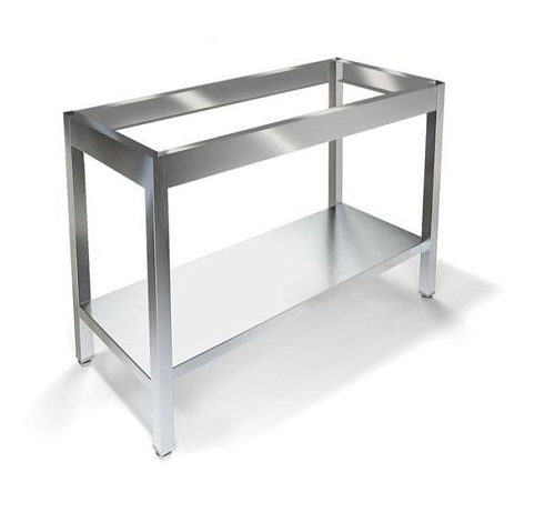 Каркас стола труба нержавейка сплошная полка Kayman КС-22/1006