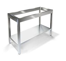 Каркас стола труба нержавейка сплошная полка Kayman КС-22/0607