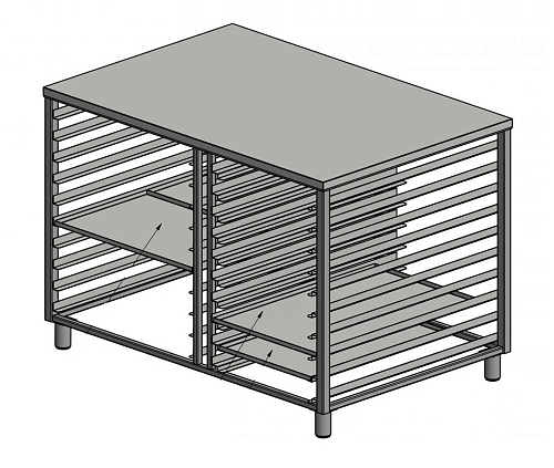Подставка Grill Master 22209 под ШЖЭ/1 нержавеющая сталь