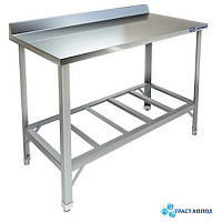 Стол пристенный с бортом Kayman СП-255/1506