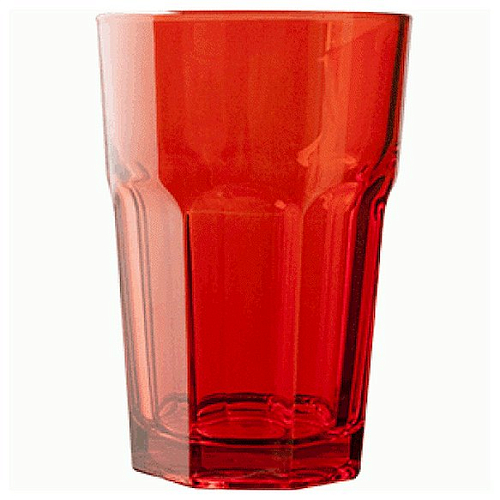 Хайбол 360 мл. d=83, h=122 мм красный закален. Энжой Б /12/