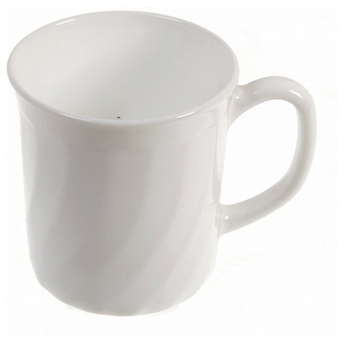 Кружка 290 мл. белая d=80 мм. h=90 мм. Трианон (68978) /6/36/