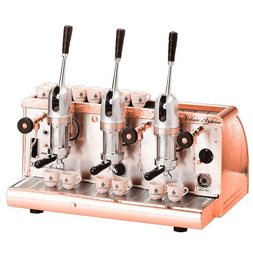 Кофемашина Victoria Arduino Athena leva 3 copper, 380V