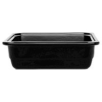 Гастроемкость 1/2 h=100 мм. 4,6 л. черная керам Emile Henry /1/2/140/