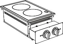 Плита индукционная встраиваемая Apach Chef Line SLDI7I4