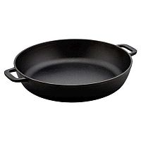 Сковорода d=40 см. h=9,8 см. чугун с 2 ручками /1/