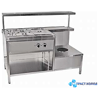 Мармит универсальный 1 и 2 блюд с полкой комплект Rada Дана МЭП-У-15/7Н