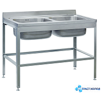 Ванна моечная двухсекционная Atesy ВСМЦ-С-2.500.400-1-02 (ВСМЦ-2/1200)