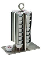 Диспенсер для пакетированных сливок 18*10 см. h=24 см. нерж. APS