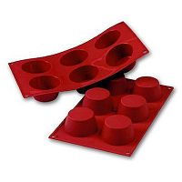 Форма силиконовая для заморозки и выпечки "Ср.маффин" 6 порц. d=69 h=35 мм. (SF023/S) /1/