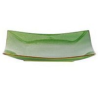 Тарелка квадратная 12,5*12,5 см. десертная Киото Грин /6/