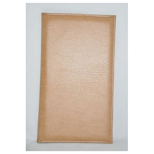 Папка-карта вин 32,5*18,5см 2-х стор.кож.зам. бежевая съемные файлы