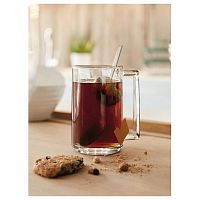 Кружка 320 мл. d=73, h=113 мм. прозрач. Фитнес /12/768/