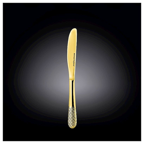 Нож десертный Джулия Голд 18/10 20,5 см. 3,5 мм Wilmax /12/24/144/