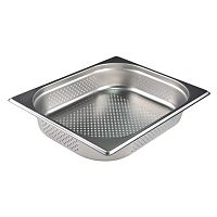 Гастроемкость 1/2 h=65 мм. 4 л. нерж. перфорированная d=6 мм. MGsteel /1/6/12/