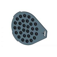 Формовочная пластина для тестоделителя-округлителя WLBake VDR 30