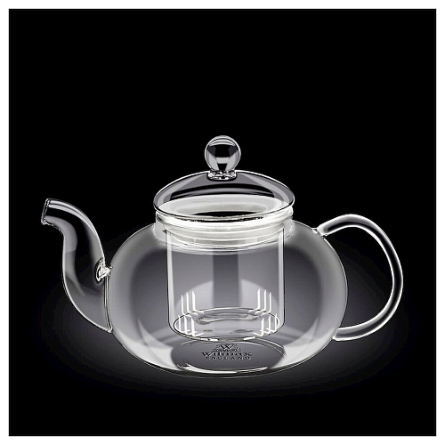Чайник заварочный 1550 мл, с колбой стекл. Thermo Glass Wilmax /1/18/