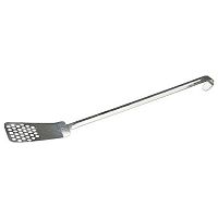 Лопатка 52 см. изогнутая раб. часть 13,5*8 см. нерж. большая, перфорир. /1/50/