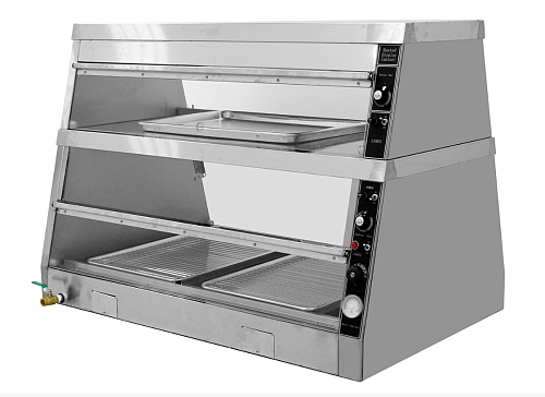 Витрина тепловая передаточная Kocateq DH 120EW ECO двухъярусная, с подсветкой