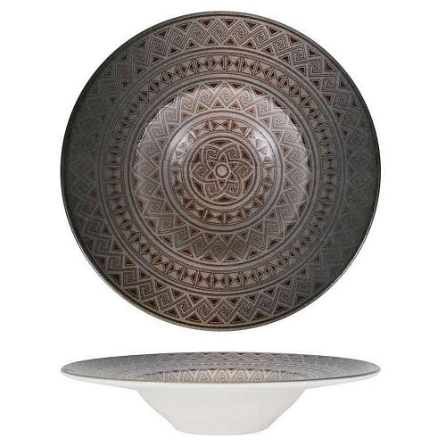 Тарелка для пасты d=280 мм. 400 мл. Дамаск, форма Банкет/1/6/