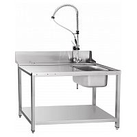 Стол предмоечный Abat СПМП-7-4 с душем