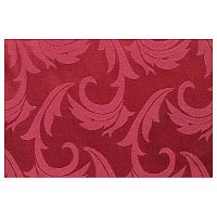 Скатерть 110*110 см. бордо перья /3/