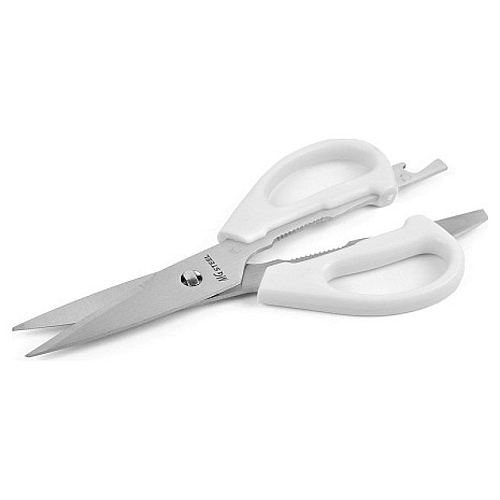 Ножницы универсальные 20 см. MGsteel (белые) /1/12/96/