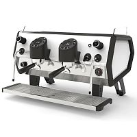 Кофемашина Sanremo D8 2 высокие гр, Cold Touch+Экономайзер, белая/черная