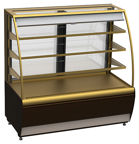 Витрина холодильная Полюс Carboma STANDARD K70 VM 1,3-2 (ВХСв-1,3д (открытая))