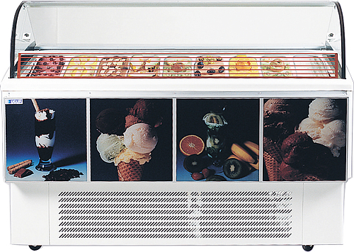 Витрина для мягкого мороженого UGUR UDR 9B (крашеный корпус)