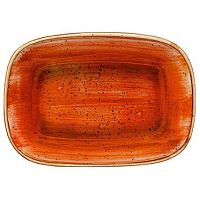 Блюдо l=170*115 мм. Терракота /6/12/