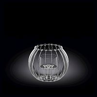 Подсвечник d=70/45 мм. h=90 мм. рельефный Термостекло Wilmax /1/48/