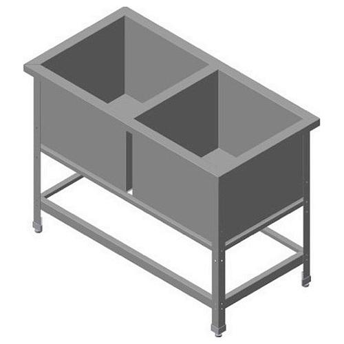 Ванна моечная двойная ITERMA T&T ВМС-Э/2-5,3/11