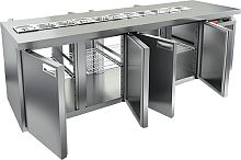 Стол охлаждаемый для салатов HICOLD SL2T-1111/GN