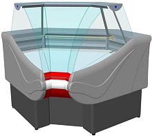 Холодильная витрина Enteco Вилия УВ 90 ВС