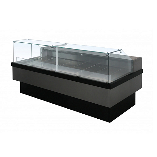 Среднетемпературная витрина Enteco Немига Cube 360 ВС Self (с боковинами)