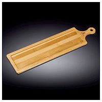 Доска для подачи прямоуг. 45,5*12 см, бамбук Wilmax /10/60/