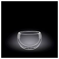 Салатник d=80 мм. 200 мл с дв. стенками Thermo Glass Wilmax /6/120/