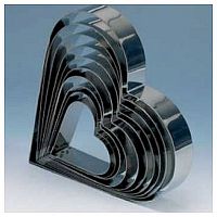 Форма-резак "Сердце" d=16, h=5 см нерж. /1/