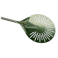 Лопата для пиццы поворотная перфорир. d=23 см. l=150 см. нерж. Azzurra Gimetal /1/