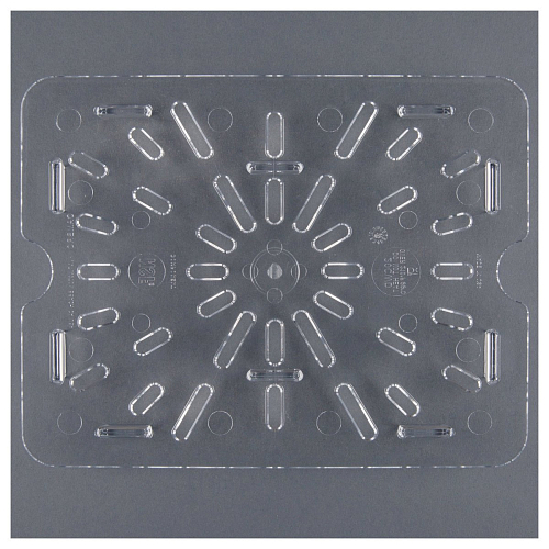 Сливная вставка к GN 1/2 (дренаж) поликарбонат, прозрачная.Cambro /1/