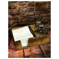 Подставка сервировочная для салфеток и специй 230*150*70 мм. (РС1) /1/