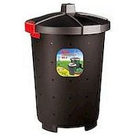 Бак для мусора 45 л 42*57см п/п черный Рс /1/5/